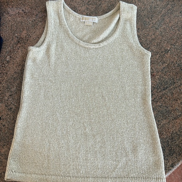 Michael Kors knitted golden top size M - Picture 2 of 4